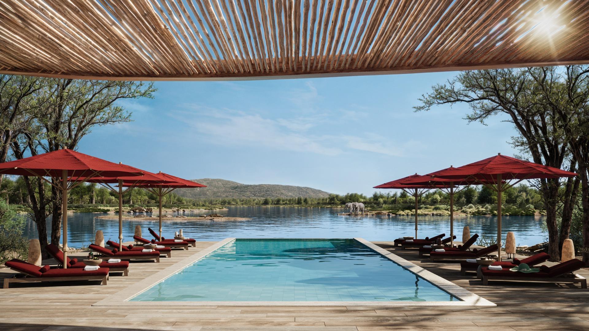 Pool at Banyan Tree Escape, Ubuyu